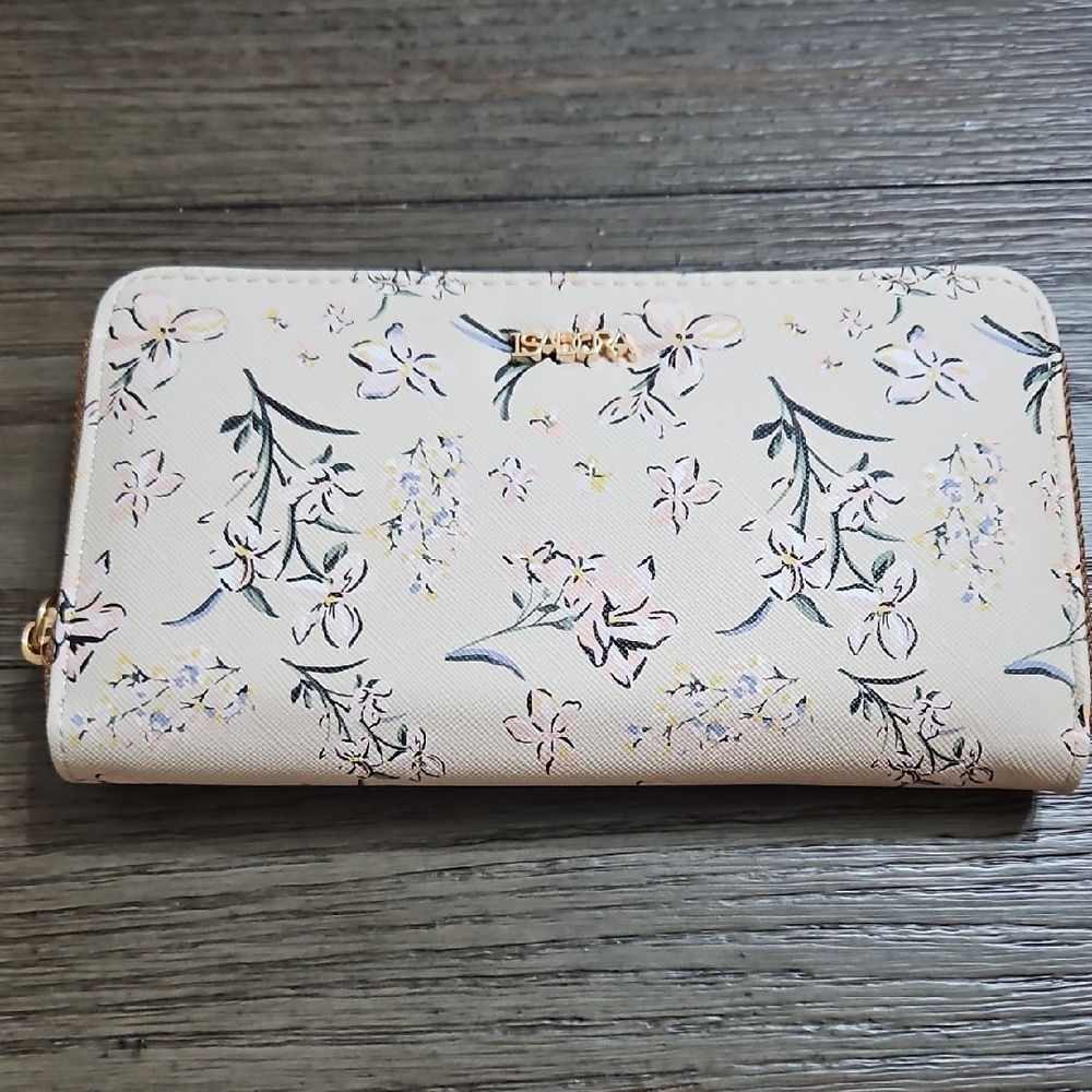 Floral Cream Wallet